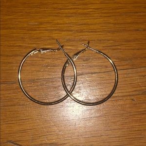 Gold earrings